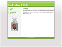 Tablet Screenshot of k-i-m.dk